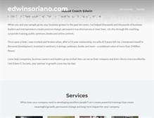 Tablet Screenshot of edwinsoriano.com